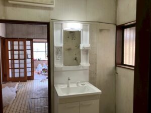 洗面台交換工事の完了後1